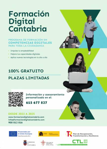 Cartel Formación Digital Cantabria 