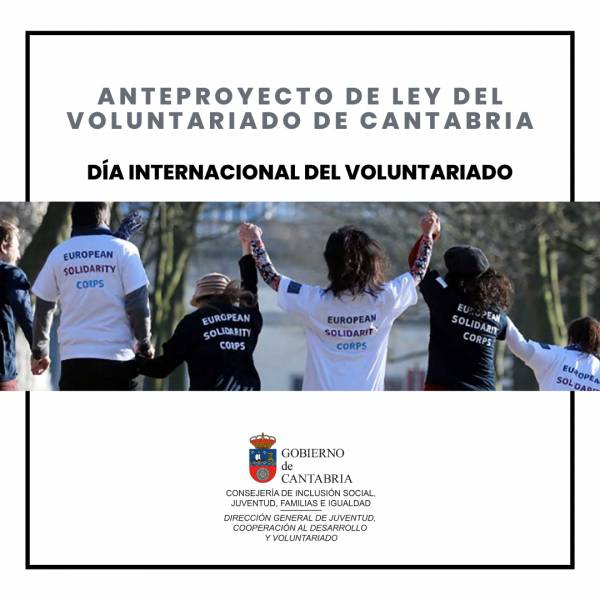 Anteproyecto de Ley del Voluntariado de Cantabria