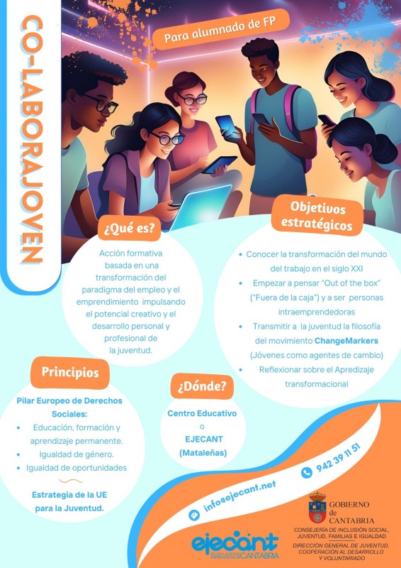 Programa para la Empleabilidad Temprana Co-laborajoven 2025