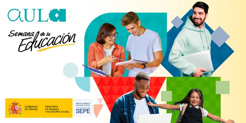 Cartel AULA en la SEMANA DE LA EDUCACIÓN
