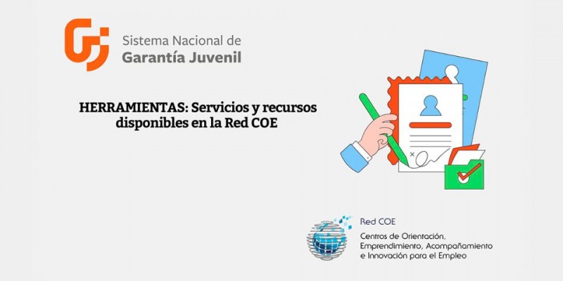 Cartel de captación con texto del proyecto