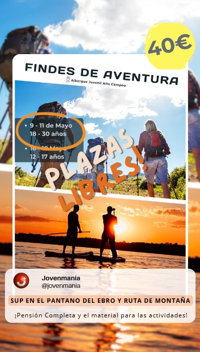 ¡PLAZAS LIBRES! para Paddle Surf en el Pantano del Ebro
