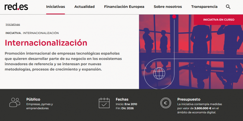 texto y dibujo con siluetas personas de pie en una sala de reuniones en tonos rosas y morados