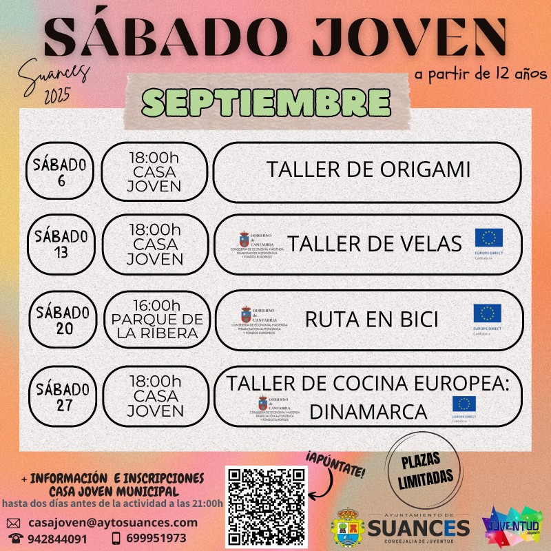 Programa del sábado jóven.