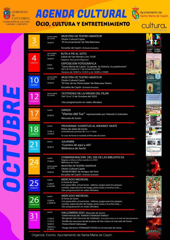 imagen de la programación completa