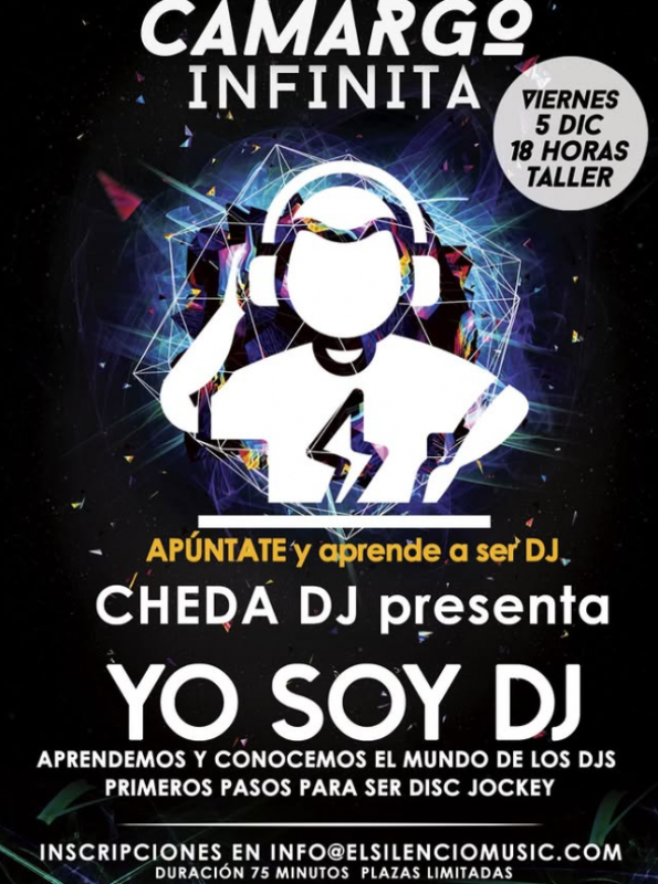 cartel promocional dj de Camargo