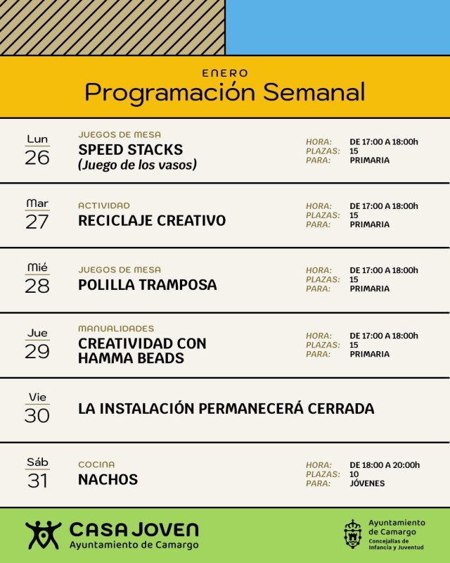 cartel completo de la programación