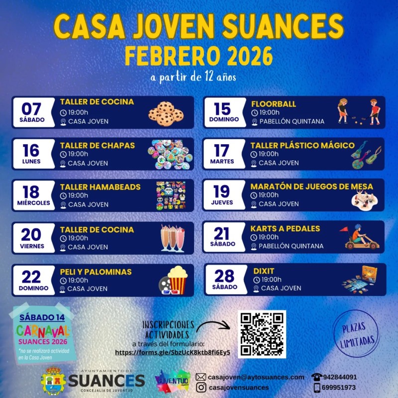 CARTEL PROMOCIONAL COMPLETO DE ACTIVIDADES