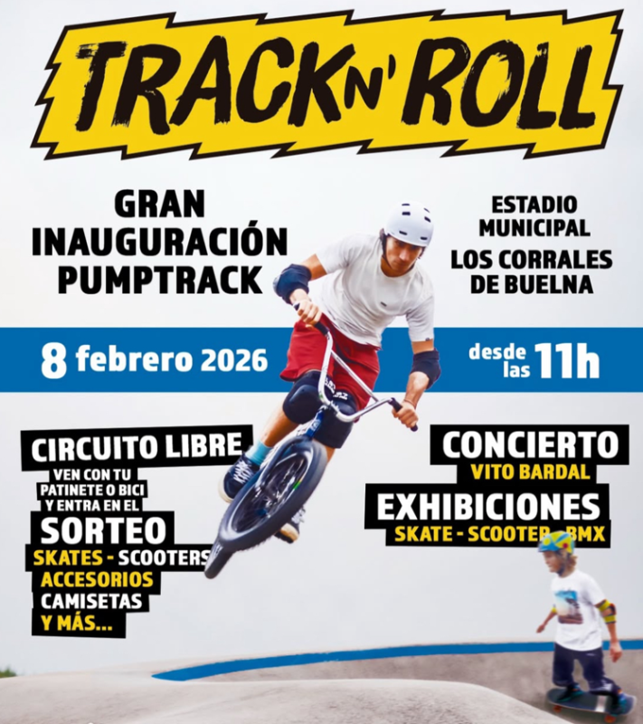 cartel promocional completo de Track n' Roll
