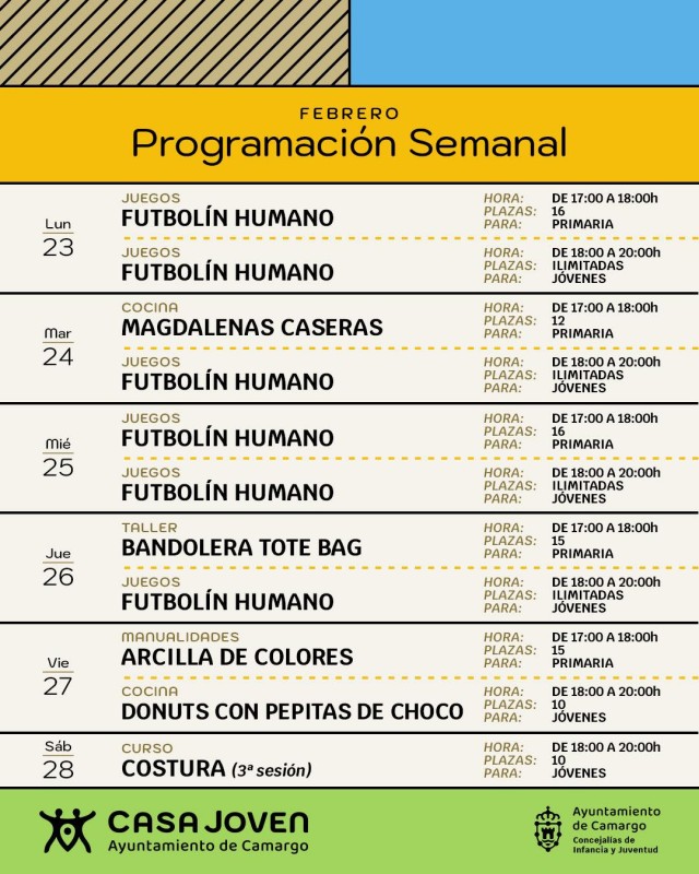 cartel programación completa