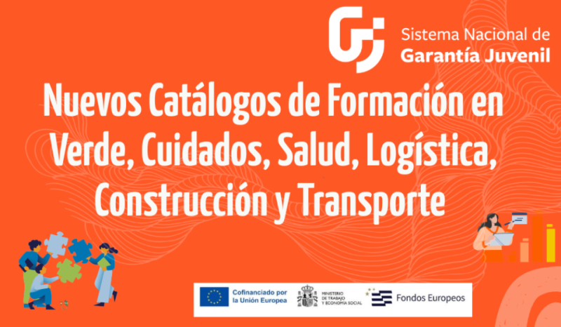 Cartel de los Cat&aacute;logos de Formaci&oacute;n en tres grandes &aacute;reas formativas
