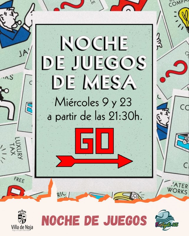 Noja. Noche de Juegos de Mesa