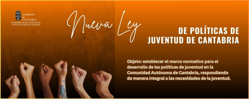 Publicada la Ley de Políticas de Juventud de Cantabria