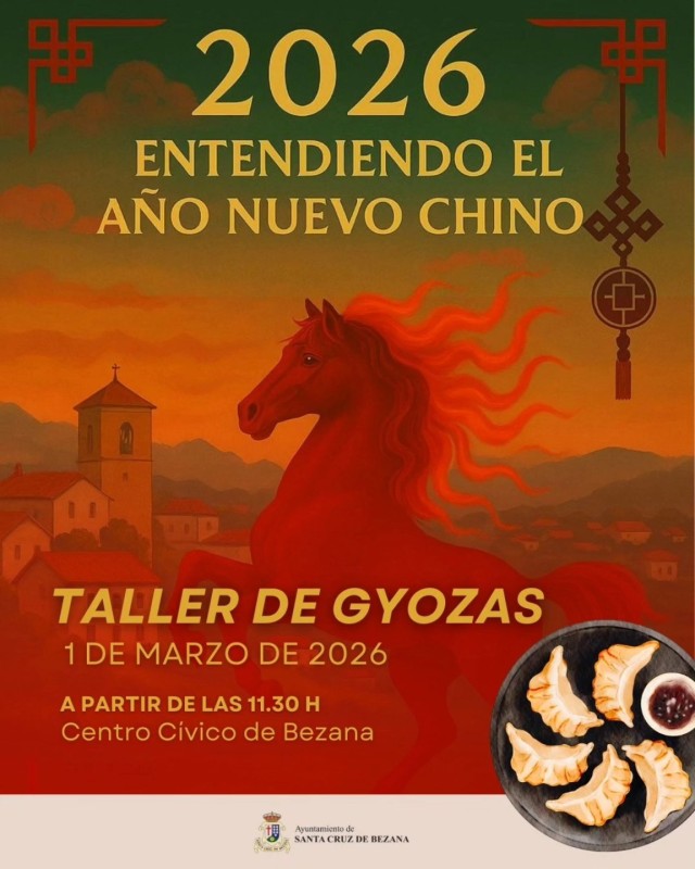 cartel promocional del Taller de Gyozas