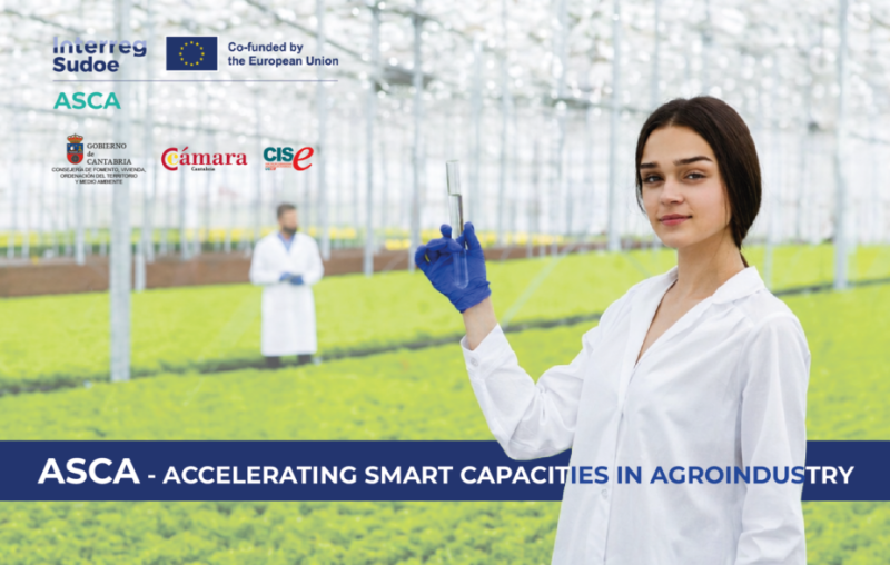 Cartel del Programa ASCA: Accelerating Smart Capacities in Agroindustry
