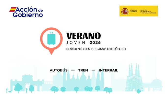 Viajes por España y Europa con hasta un 90% de descuento para millones de personas jóvenes