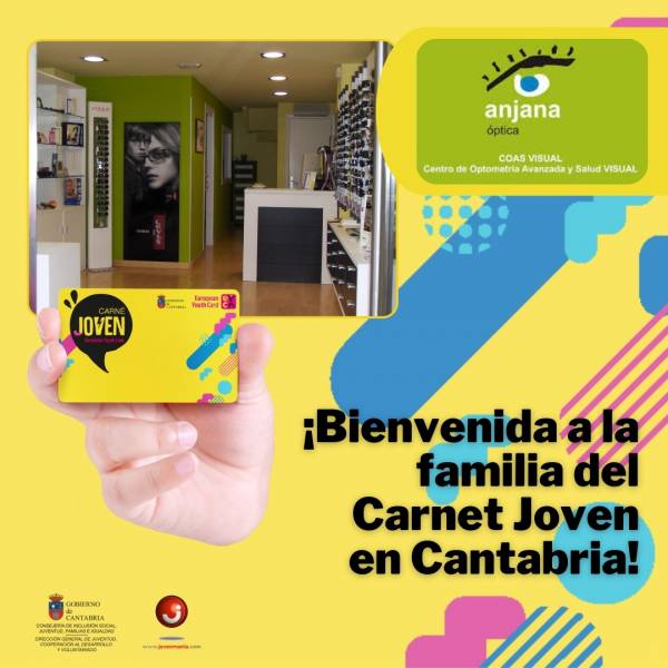 &Oacute;ptica Anjana el Laredo Carnet joven