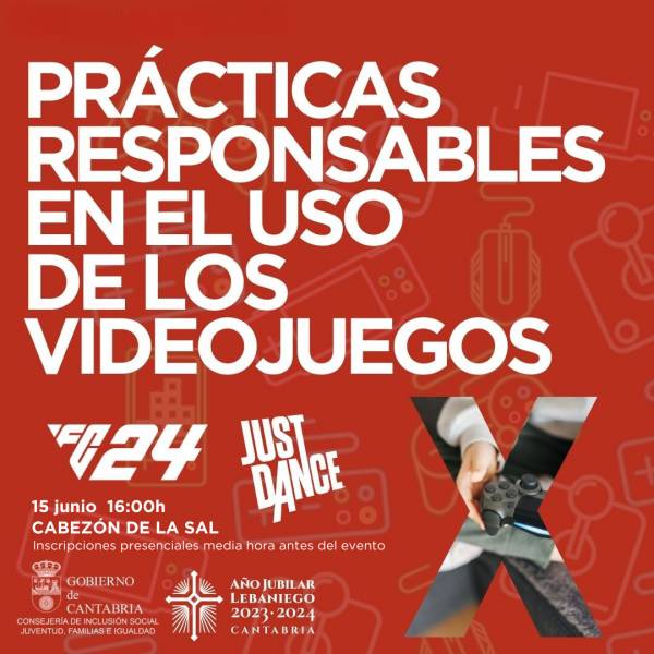 Este s&aacute;bado en Cabez&oacute;n de la Sal taller 'Pr&aacute;cticas responsables en el uso de los videojuegos' 