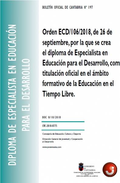 Especialista en Educación para el Desarrollo