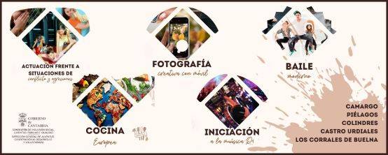 talleres de cocina, dj, baile, fotografía y conflictos
