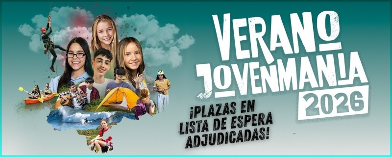 Campamentos 'Verano Jovenmania 2026': Adjudicadas las plazas en Lista de Espera