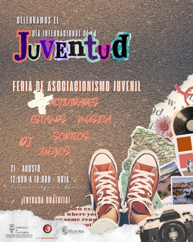 Día Internacional de la Juventud Noja 21 agosto 12 a 18h