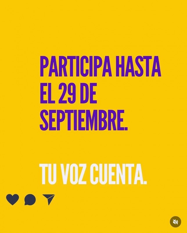Cartel que informa sobre lo que versa la consulta pública y convocatoria de datos sobre el ciberacoso