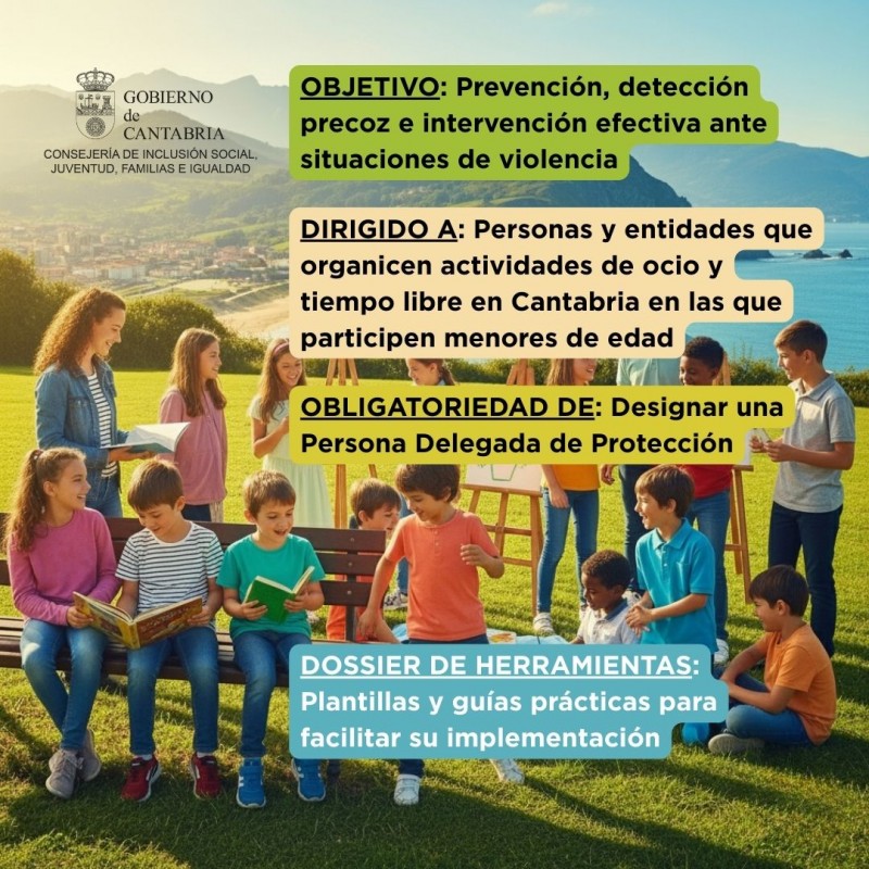 adolescentes en el campo con el mar de fondo. 