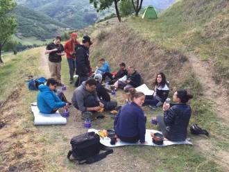 Segundo campamento: cogiendo fuerzas