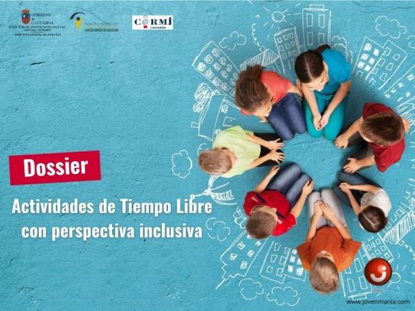 niños sentados en círculo portada del dossier de actividades